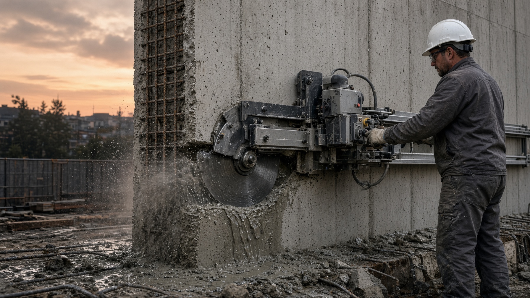 Sciage et forage de béton en Belgique